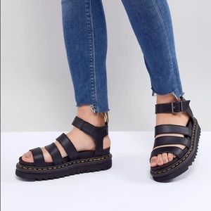 Dr. Marten Women’s Hydro Leather Gladiator Sandals